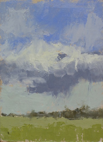 Spring Skies (plein air)